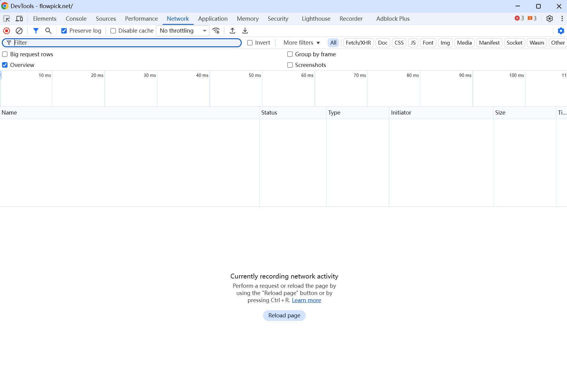 Developer Tools Console Panel